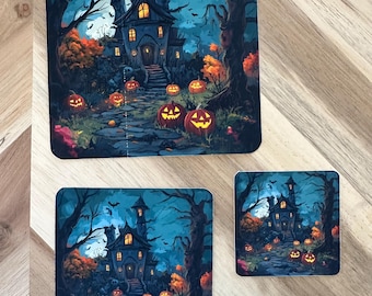 Spooky Haunted House Halloween Sticker