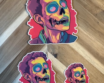 They Live Sticker: Retro Sci-Fi Horror Movie Vinyl Decal