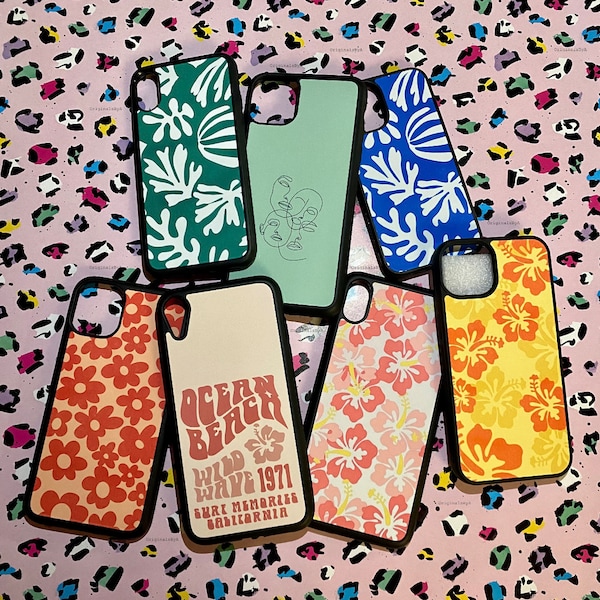 Iphone cases over 50 patterns floral minimal flames