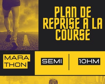 Test + plan de reprise de la course à pied