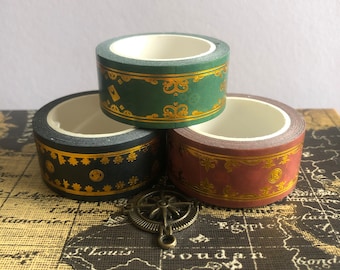 Professor Layton trilogy gold foil washi tape