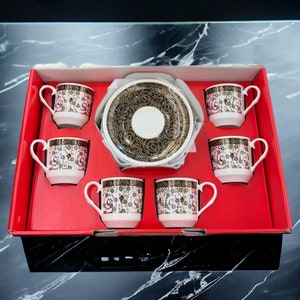 Turkish Coffee Set Gift - Coffee Cup - Custom day gifts - Christmas gift box