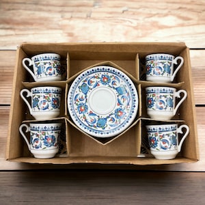 Türkisches Kaffeeset Geschenk - Kaffeetasse - Benutzerdefinierte Tagesgeschenke - Weihnachtsgeschenkbox