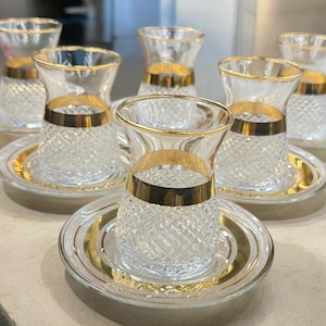 Turkısh Tea Set - Tea Cup - Handmade Tea Set - Custom Day Gifts - Christmas Gifts