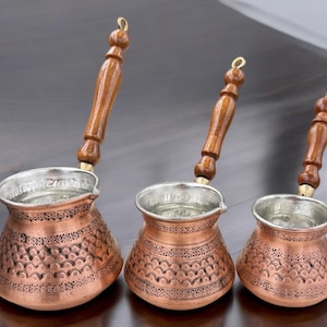 Turkish Coffee Pot - Copper Coffee Maker - Turkısh Coffee Maker - Copper Coffee Pot