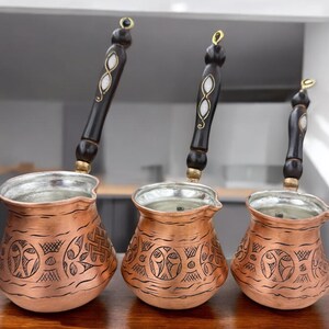 Turkish Coffee Pot - Copper Coffee Maker - Turkısh Coffee Maker - Copper Coffee Pot