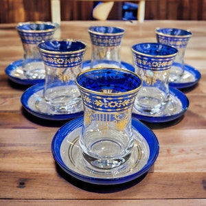 Turkısh Tea Set - Tea Cup - Handmade Tea Set - Custom Day Gifts - Christmas Gifts