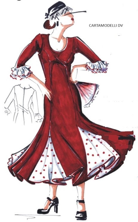 Flamenco Gown - Etsy