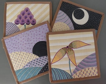 Tableau tissu surpiqué