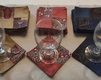 Lot de 4 sous-verres patchwork