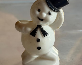 Vintage 1950’s  Rosbro Christmas Frosty The Snowman Candy Container