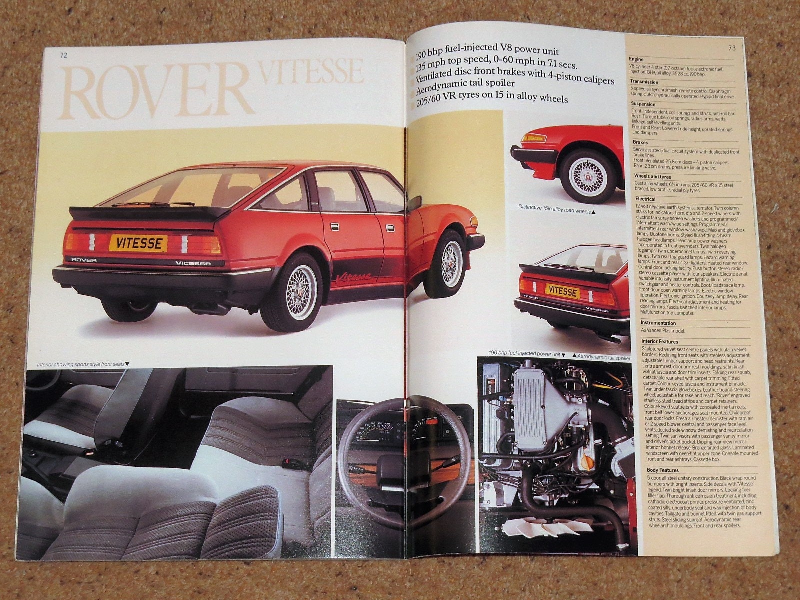 1982 AUSTIN ROVER Range Sales Brochure - Etsy