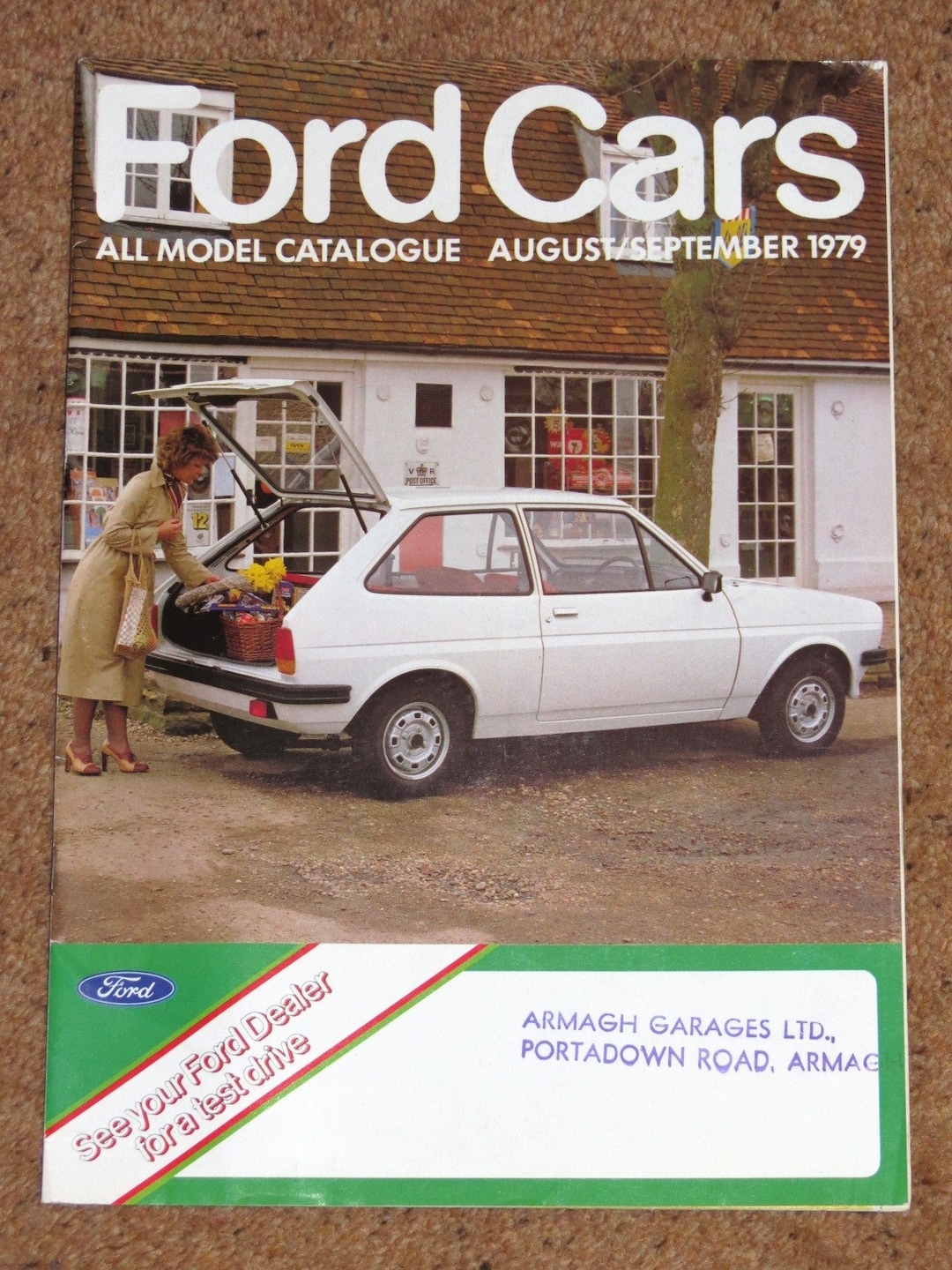 1979 FORD CARS Range Sales Brochure Inc Escort RS2000 & Sport, Fiesta