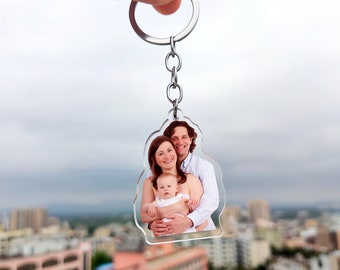 Custom Photo Keychain - Double-Sided, Full-Colour Print-Buy 2 Get 1 Free offer