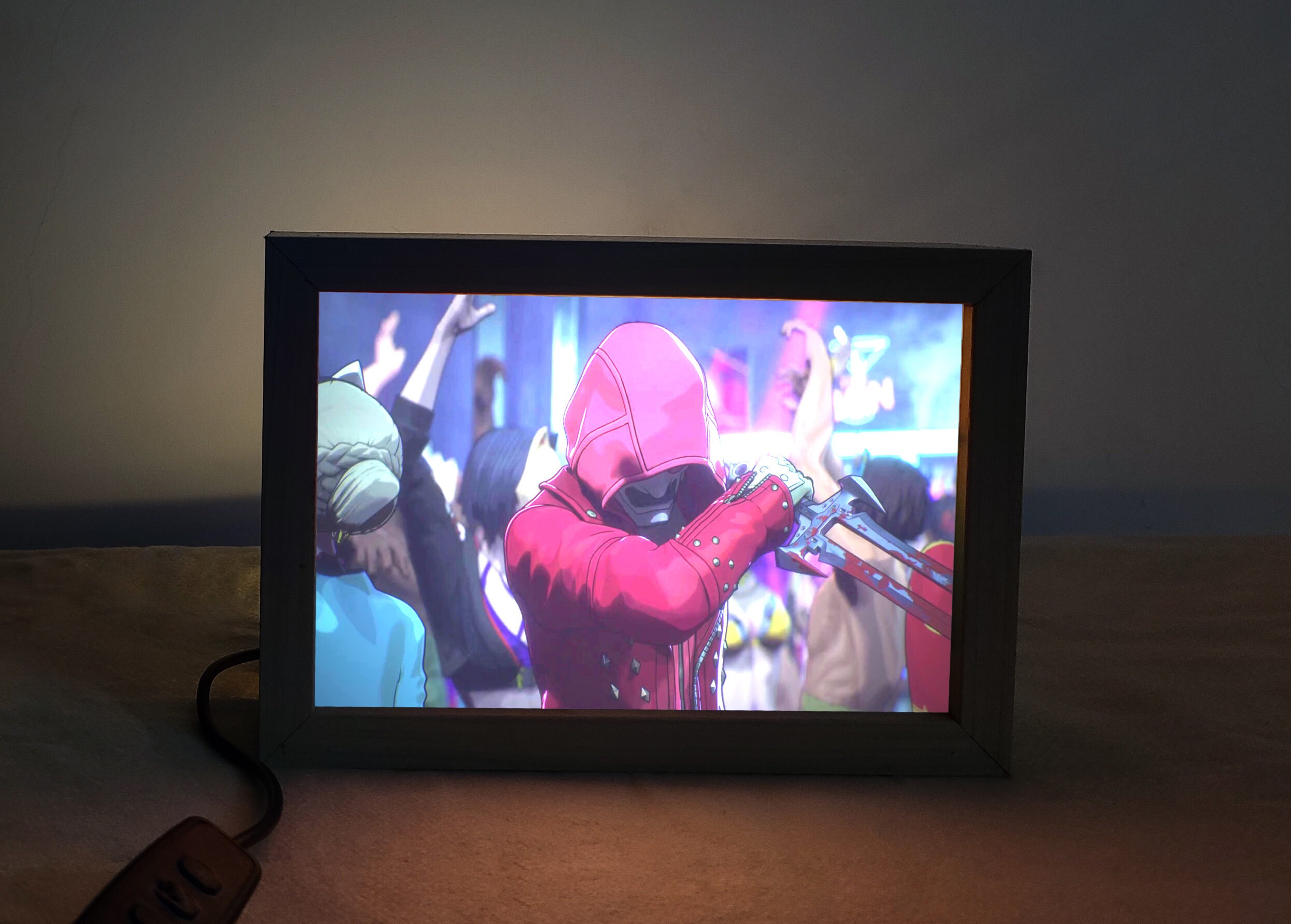 Customizable LED Light-up Photo Frame - Transform Your Favourite Anime ...