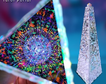 Handcrafted Kaleidoscope - 'Tarot Portal' Theme - Gift for Spiritual Art and Tarot Enthusiasts