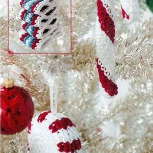 Christmas Ornaments Amigurumi Vintage patterns crochet pattern instant download digital PDF