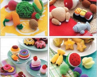 Ice box Crochet Amigurumi Pattern eBook Crochet Food Miniature Mini food