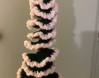 Tree Spinner Crochet pattern. Christmas Tree Crochet pattern instant download digital PDF step by step with photos