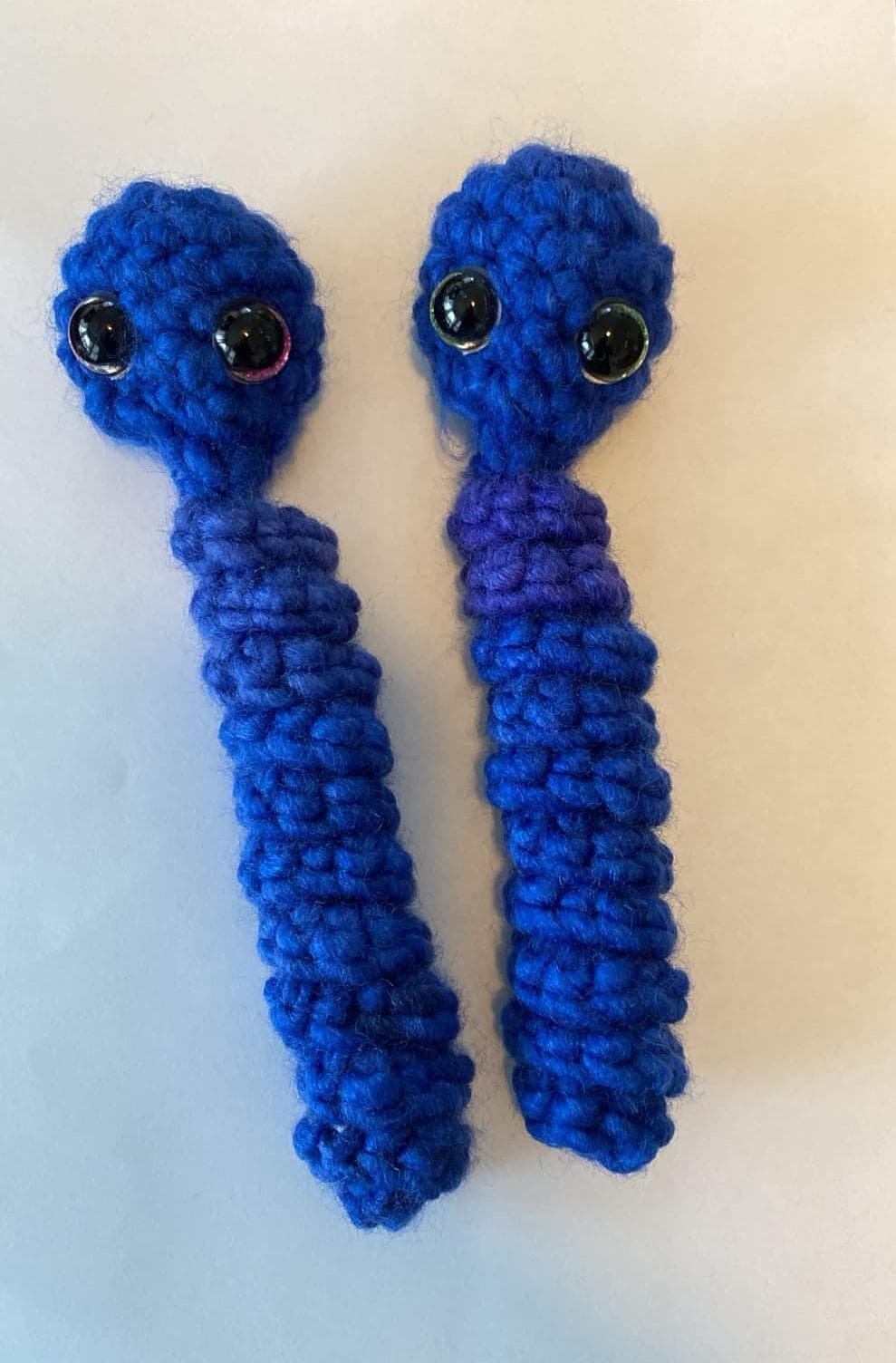 Crochet Worry Worm Pattern Only Instant Sensory Crochet