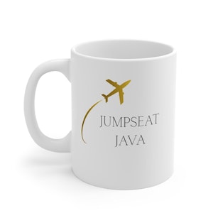 Pilot Travel Mug: Jumpseat Java Coffee Cup - Aviation Gift