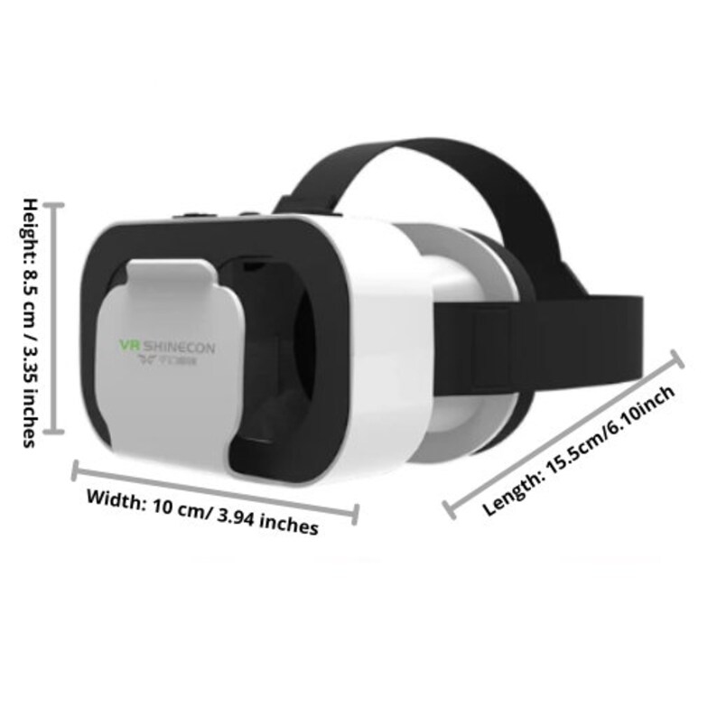 3D Virtual Reality Glasses Headset Review Smart Lenses for Etsy