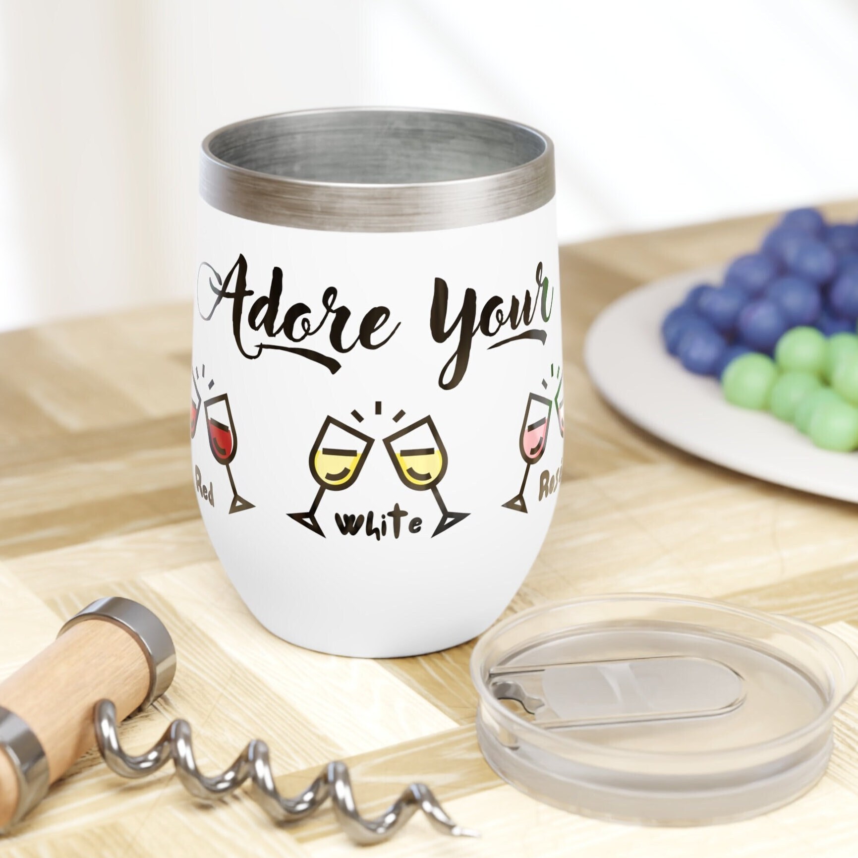 Wine Tumbler Wine Gifts Wine Lover Etsy