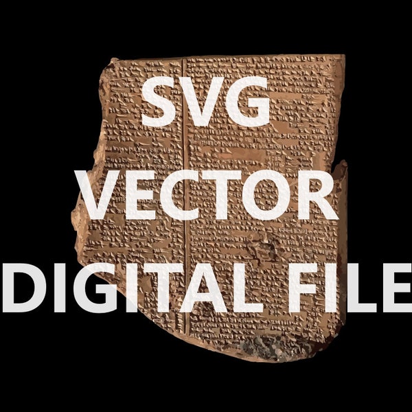 Epic of Gilgamesh - Vector - Svg - Illustration