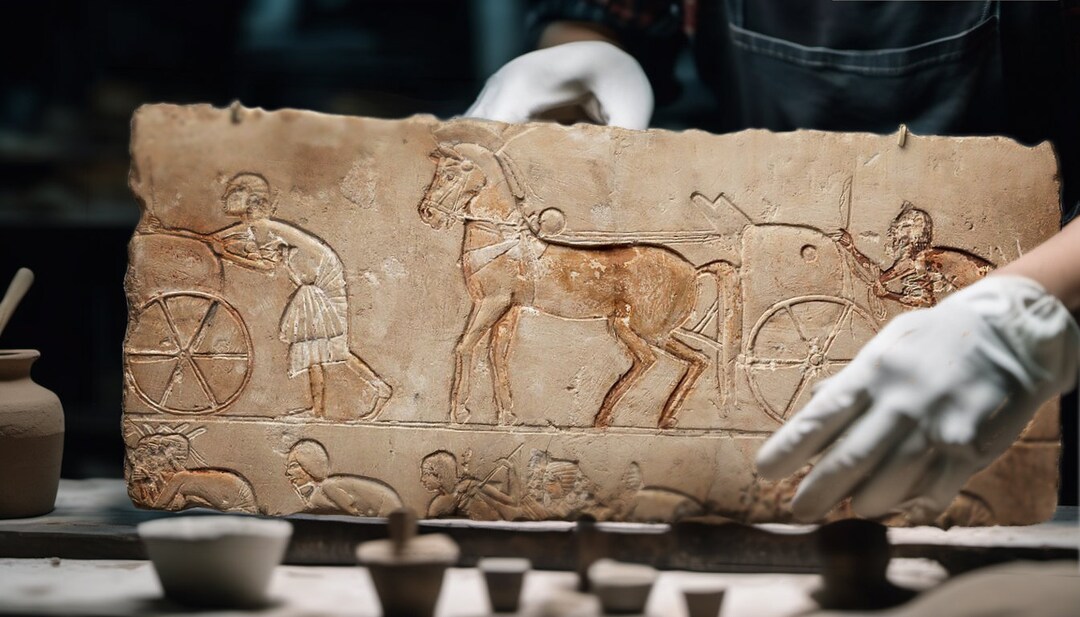 Relief With Chariots – the Elegance of Amarna's Royal Procession ...