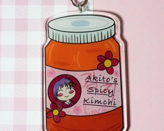 Llavero "Kimchi picante de Akito" inspirado en Fruits Basket