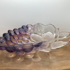 Vintage Walther Glass Grape Bowl Made In Germany