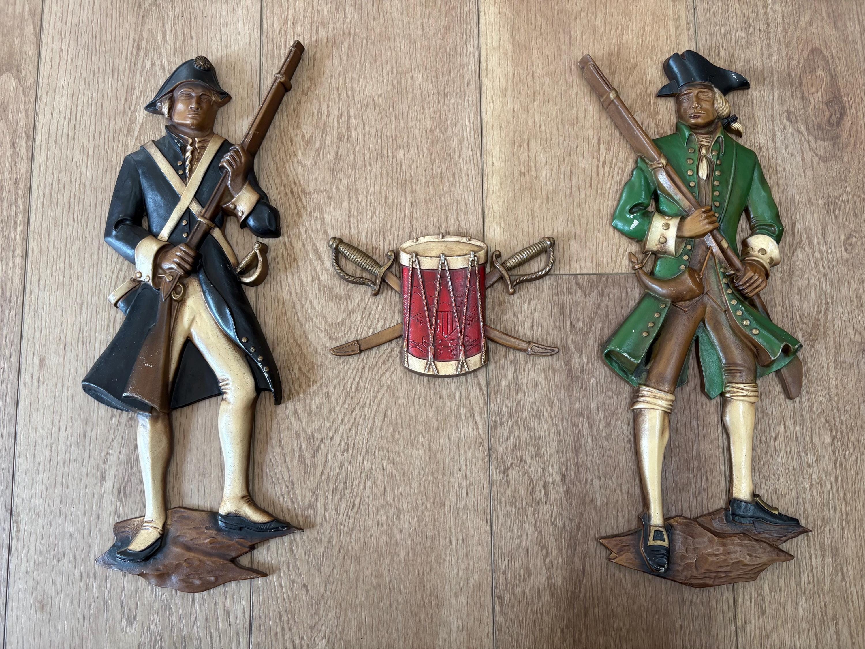 【希少】60's USA製 1966年製 SEXTON製 鋳造金属壁アート 兵士 Sexton Soldier - Etsy