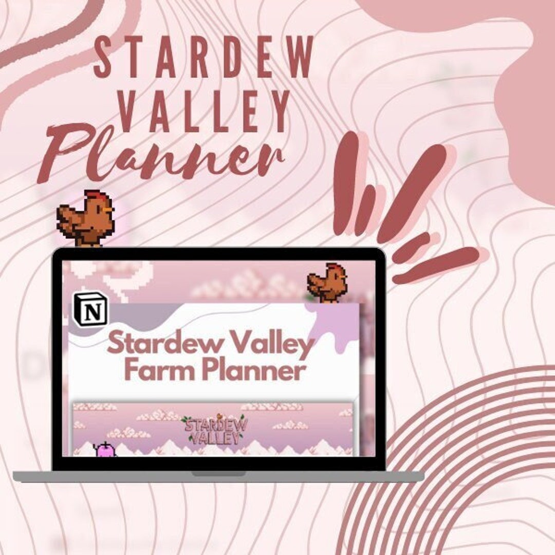 Stardew Valley Farm Planner Etsy