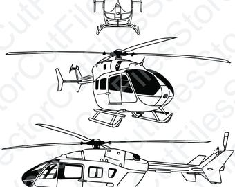 Eurocopter UH-72 Lakota Vector Cut File