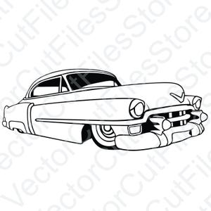 Cadillac 1953 1 Vector Cut File