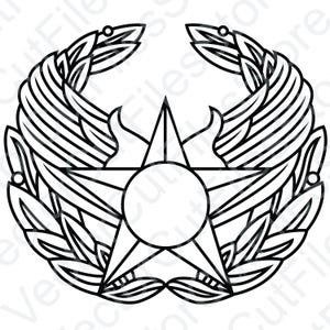US Air Force Commander Insignia Vector File
