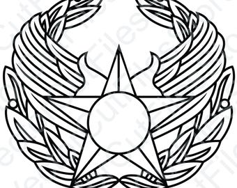 アメリカ空軍宇宙飛行士翼 - セット - バッジ記章 - Etsy 日本