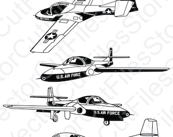 Cessna T37 Vector Cut File