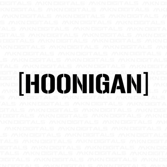 Hoonigan stickers cheap