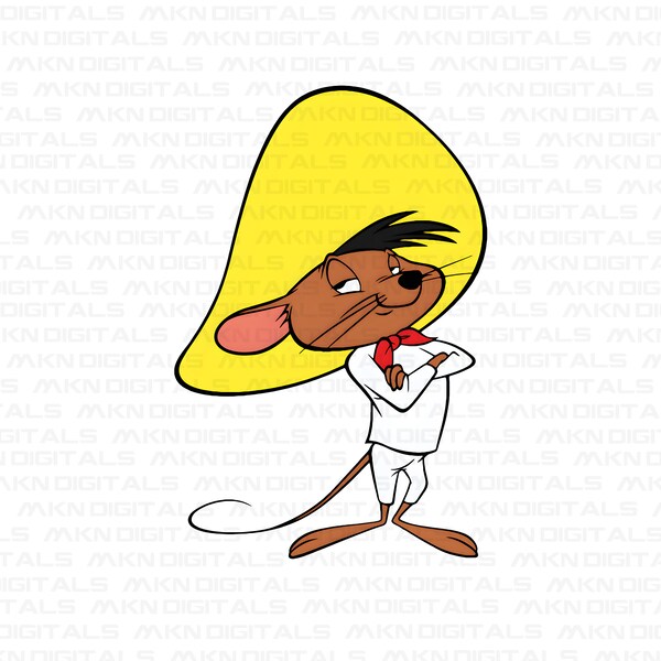 Speedy Gonzales T-shirt Design, Speedy Gonzales PNG, Speedy Gonzales Design, Speedy Gonzales Sublimations, Digital Download, Png Svg Dxf