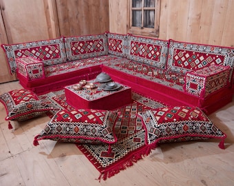 L Shaped Floor Pillow, Custom Diwan, Turkish Cushion Set, Indoor Sofa Set, Sectional Benches, Modular Pillow Set, Modular Cushion Sofa