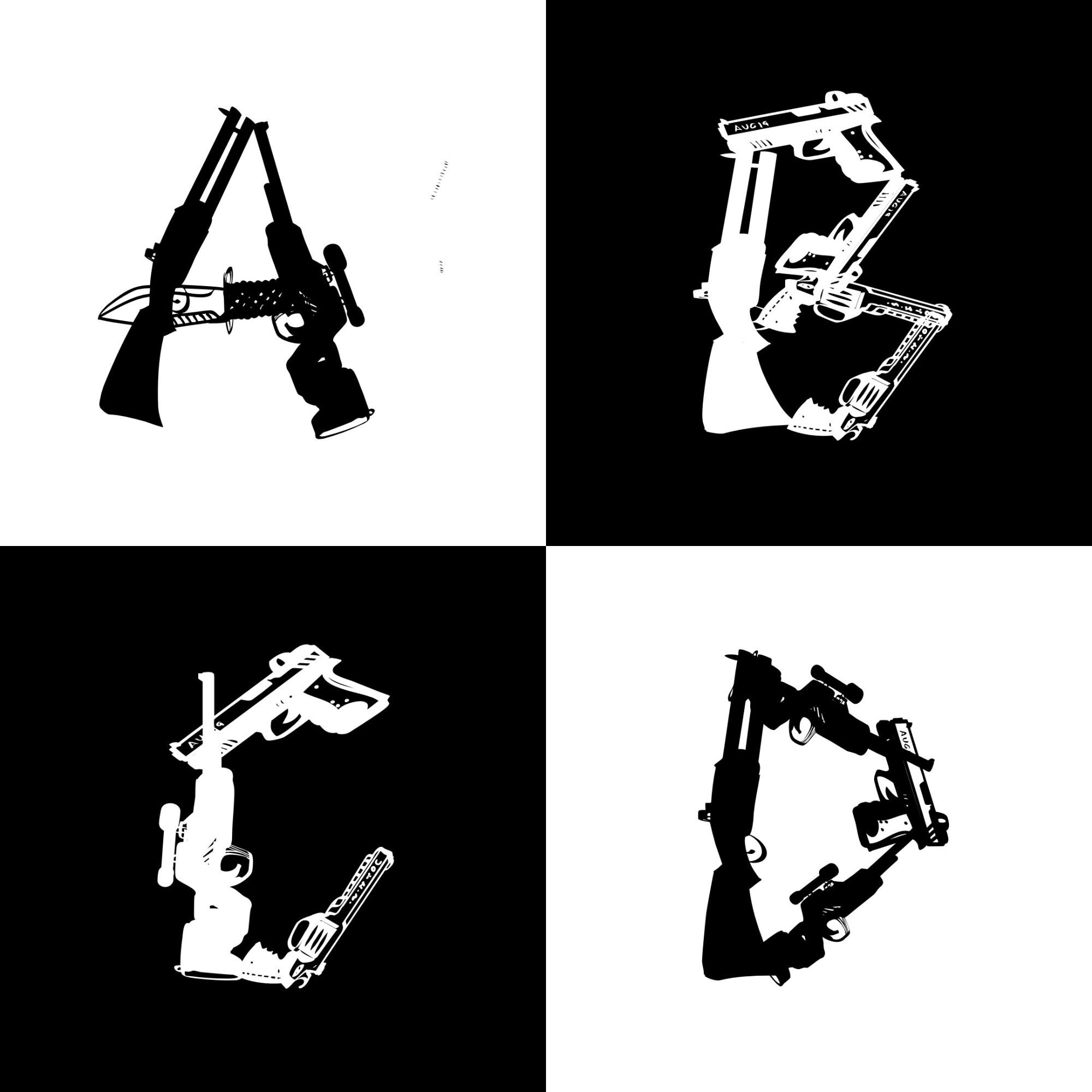 Gunner Font, Quirky Handwritten Font, Procreate Font, Cricut Fonts