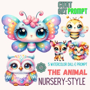 Artful prompt chatgpt nursery-style Dall-e | Creative Writing Inspiration | designers and sellers | Commands for use on ChatGPT V4.0