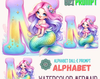 artful prompts | ChatGPT Cartoon style mermaid Prompts | Creative a Inspiration | designers and sellers | Commands for use on ChatGPT V4.0