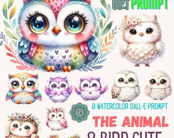 Artful Prompt Guide | Unleash Creativity with ChatGPT & AI | Bird cute prompt | Inspiring eBook PDF for Artists | GPT eBook Pdf.