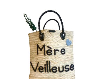 Cesta personalizada - cesta personalizable - Bolsa de playa City Market - cesta de mimbre