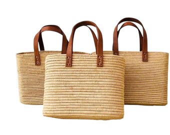 Bolso de rafia - cesta de mimbre - Cesta personalizada - cesta personalizable - bolso personalizable