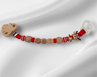 Sujetachupetes personalizado, sujetachupetes con nombre, sujetachupetes para niñas y niños, sujetachupetes personalizable con adaptador