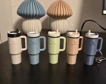 3D Printed Stanley Cup Keychain STL File: Tumbler Mug Model (Digital Download