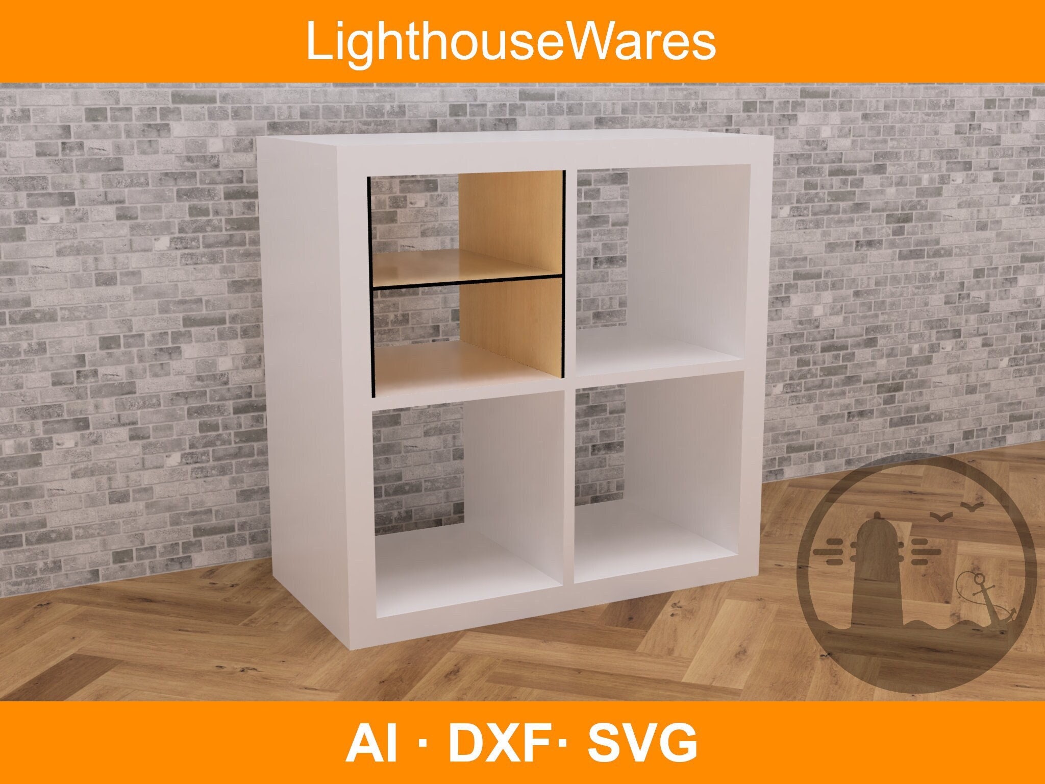 x110, Support Plexiglas® pour MINIFIGS type LEGO® compatible meuble KALLAX